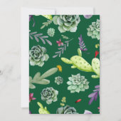 Cactus Patroon 3 Bedankkaart (Voorkant)