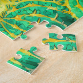 Cactus Patroon 3 Gemakkelijk Brein Art Puzzel Foto Legpuzzel (Zijkant)