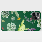 Cactus Patroon 3 iPhone Hoesje (Achterkant horizontaal)