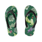Cactus Patroon 3 Kinder Teenslippers (Voetbed)