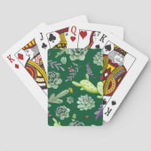 Cactus Patroon 3 Pokerkaarten (Achterkant)