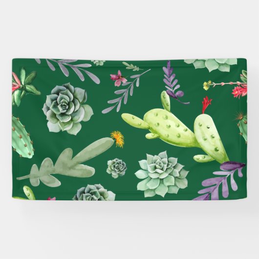 Cactus Patroon 3 Spandoek (Horizontaal)