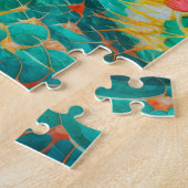 Cactus Patroon 4 foto puzzels Internet puzzel Puz (Zijkant)