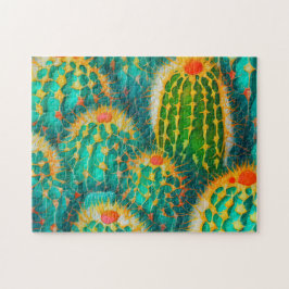 Cactus Patroon 4 foto puzzels Internet puzzel Puz