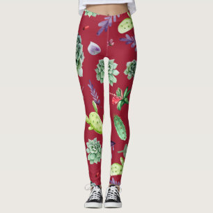 Cactus Patroon 4 Leggings