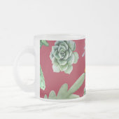 Cactus Patroon 4 Matglas Koffiemok (Links)