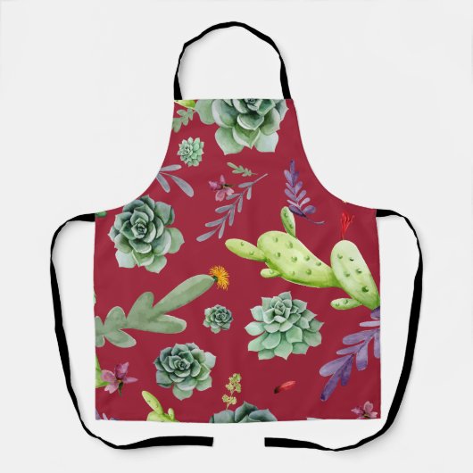 Cactus Patroon 4 Schort (Voorkant)