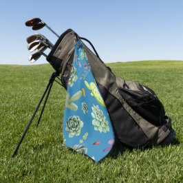 Cactus Patroon 5 Golfhanddoek