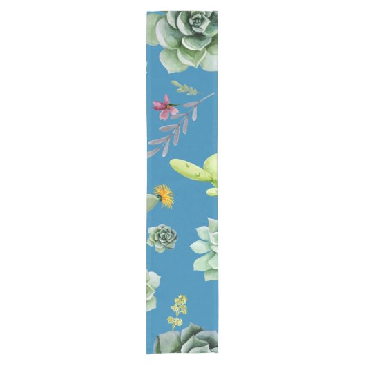 Cactus Patroon 5 Korte Tafelloper (Voorkant)