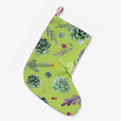 Cactus Patroon 6 Kleine Kerstsok (Voorkant (Hangend))