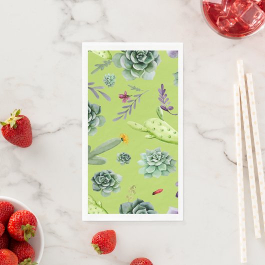 Cactus Patroon 6 Servet (Insitu)