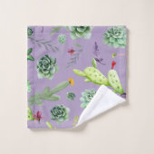 Cactus Patroon 7 Bad Handdoek (Wasdoekje)