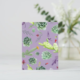 Cactus Patroon 7 Briefkaart