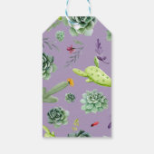 Cactus Patroon 7 Cadeaulabel (Achterkant)