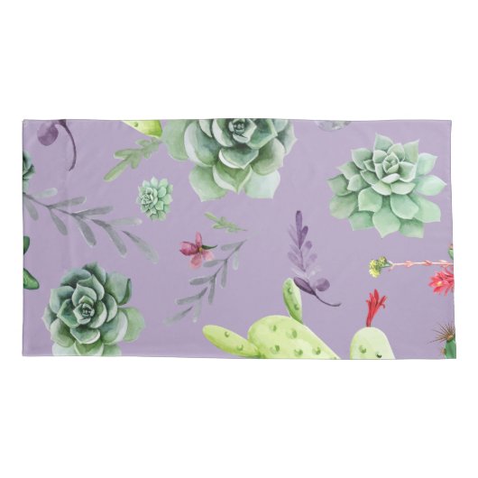 Cactus Patroon 7 Kussensloop (Achterkant)