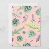 Cactus Patroon 8 Bedankkaart (Voorkant)