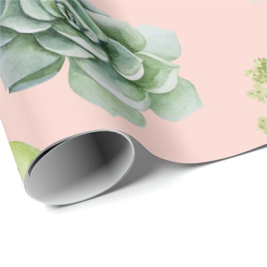 Cactus Patroon 8 Cadeaupapier (Rol Hoek)