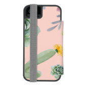 Cactus Patroon 8 Incipio iPhone Portemonnee Hoesje (Agenda Achterkant)