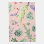 Cactus Patroon 8 Theedoek (Verticaal)