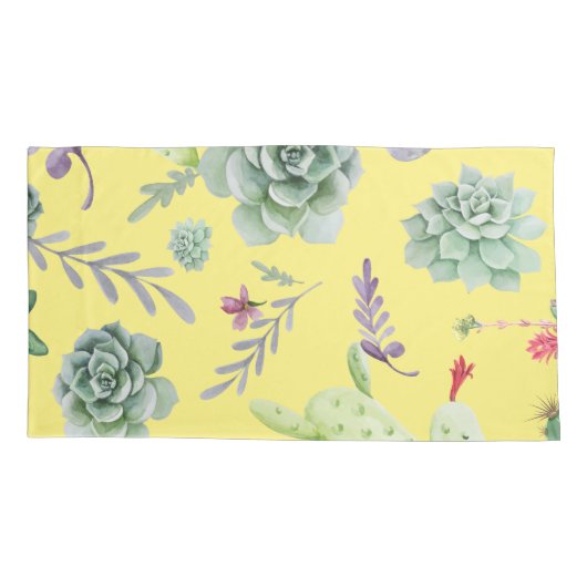 Cactus Patroon 9 Kussensloop (Achterkant)