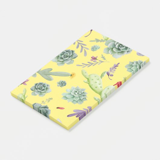 Cactus Patroon 9 Post-it® Notes (Schuin)