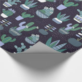Cactus-patroon Cadeaupapier (Hoek)