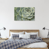 Cactus-patroon Canvas Afdruk (Insitu (Slaapkamer))