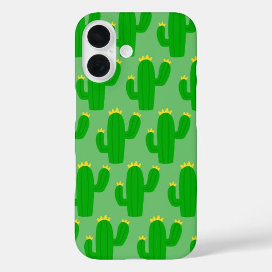 Cactus patroon iPhone / iPad case (Achterkant)