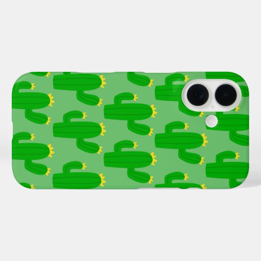 Cactus patroon iPhone / iPad case (Achterkant (horizontaal))