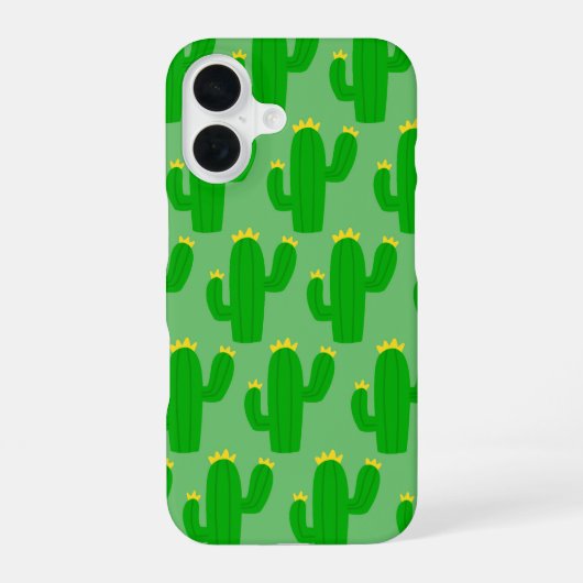 Cactus patroon iPhone / iPad case 16 Hoesje (Achterkant)
