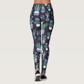 Cactus-patroon Leggings (Achterkant)