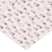 Cactus-patroon met handgetekende cactus tafelkleed (Gekanteld)