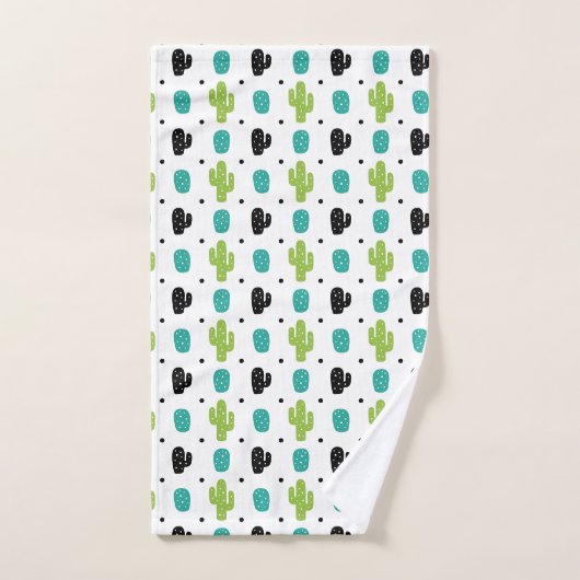 Cactus patroon ontwerp bad handdoek (Handdoek)