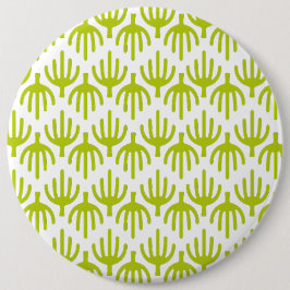 Cactus-patroon Ronde Button 6,0 Cm