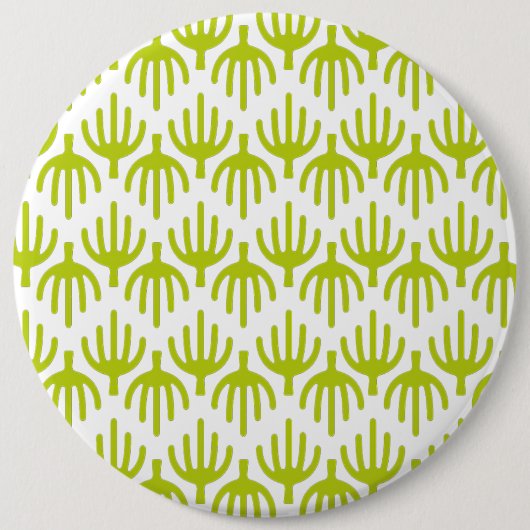 Cactus-patroon Ronde Button 6,0 Cm (Voorkant)
