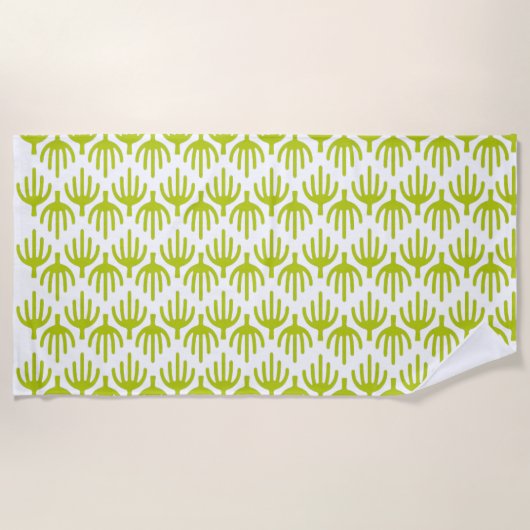 Cactus-patroon Strandlaken (Voorkant)