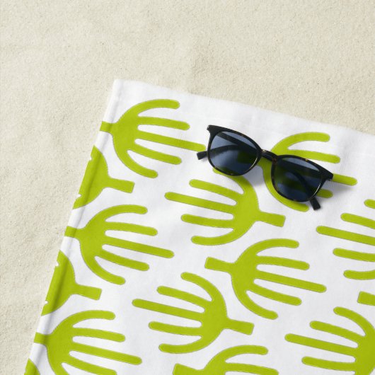 Cactus-patroon Strandlaken (In situ)