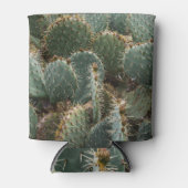 Cactus patroon: trendy Opuntia ficus-indica. Blikjeskoeler (Voorkant)