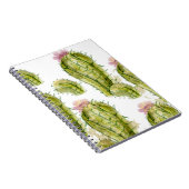 Cactus patroon waterverf notitieboek (Rechterzijde)