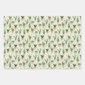 Cactus Patroonplaten oppakken Inpakpapier Vel (Voorkant 2)