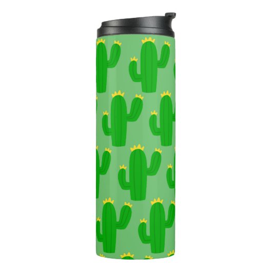 cactus-patroontrommel thermosbeker (Gedraaid links)