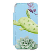 Cactus Pattern 10 Incipio iPhone Portemonnee Hoesje (Voorkant Agenda)