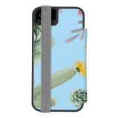 Cactus Pattern 10 Incipio iPhone Portemonnee Hoesje (Agenda Achterkant)