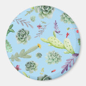 Cactus Pattern 10 Magneet (Voorkant)