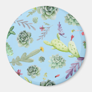 Cactus Pattern 10 Magneet