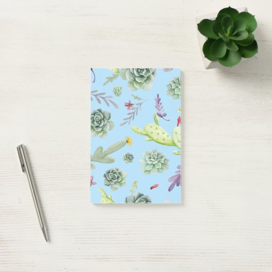 Cactus Pattern 10 Post-it® Notes (Kantoor)