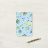 Cactus Pattern 10 Post-it® Notes (Op bureau)