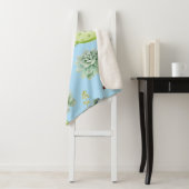 Cactus Pattern 10 Sherpa Deken (In situ)