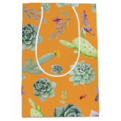 Cactus Pattern 11 Medium Cadeauzakje (Voorkant)