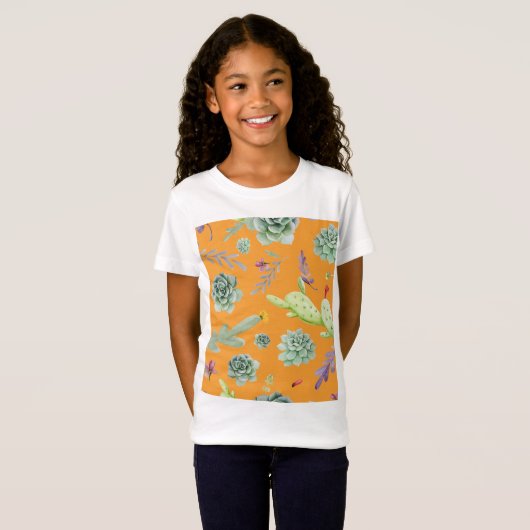 Cactus Pattern 11 T-shirt (Voorkant volledig)